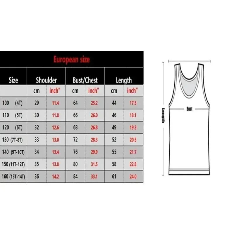 Men Kid Jersey Black Mesh Sleeveless Basketball Style Tank Fan Merch Casual Sport Streetwear Outfit