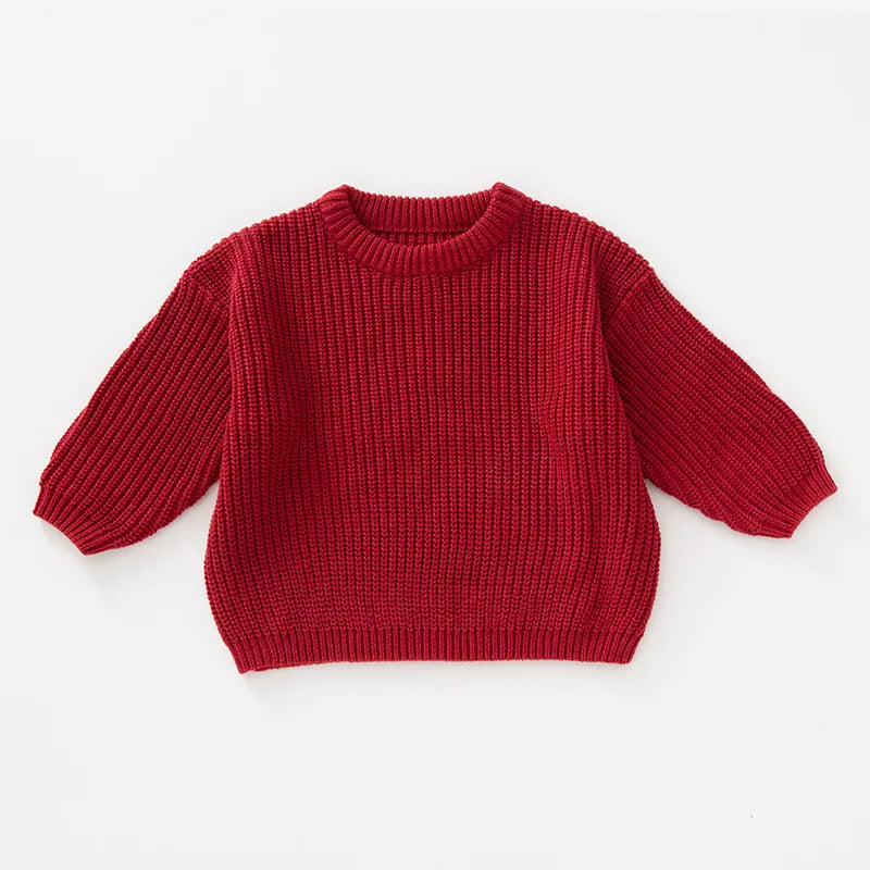 Custom Sweater Crewneck Pullovers For Kids Embroidered Exquisite Design Baby Shower Gift Personalized Unique Name By Hand-made