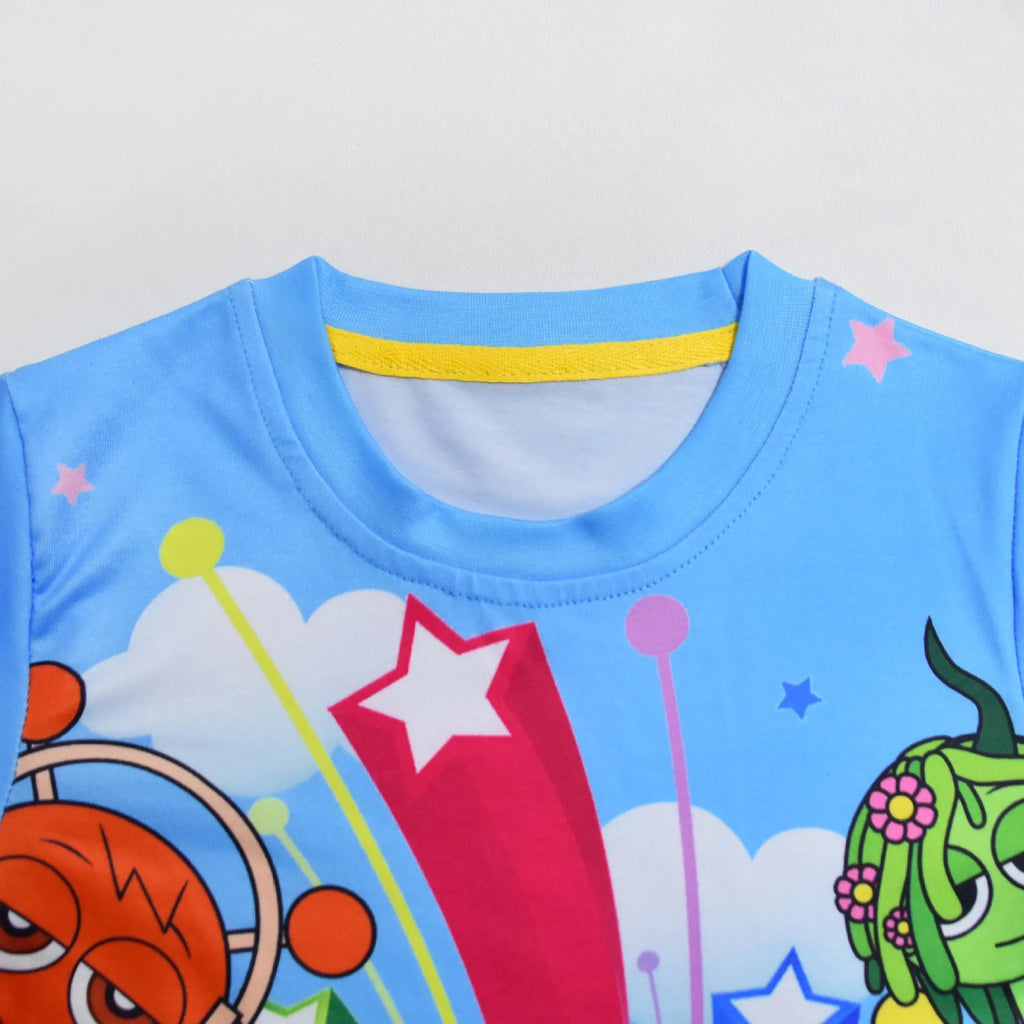 Hot Sprunki Pyjamas Kids T Shirt Pants Clothing Set Game Incredibox Baby Boy Sleepwear Sprunky Costume Long Sleeve Girls Clothes