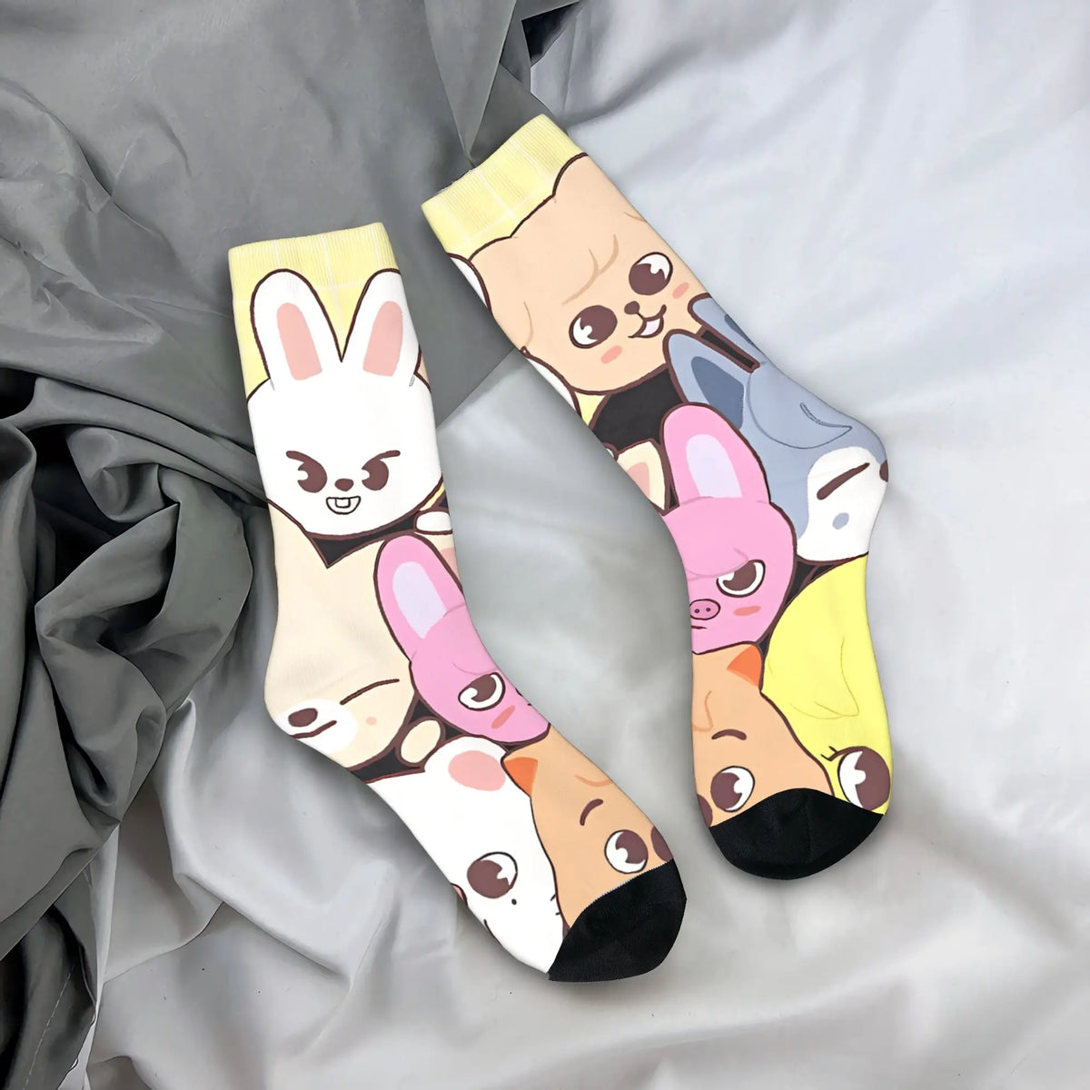Stockings for Kids  Design Gothic Socks Autumn Socks KPOP S-Strays Band Hyunjin  Felix Bang Chan Men Outdoor Quality Socks