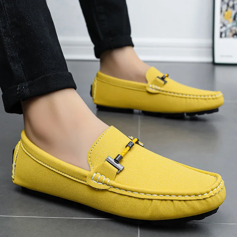 Loafers Men Comfortable Casual Walking Loafer Driving Shoes Flat Man Wedding Office Party Breathable Sneakers Men Shoes Loafers