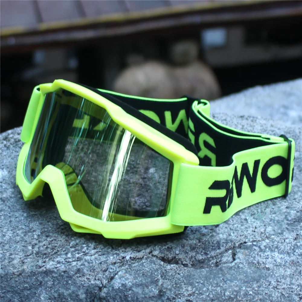 Men's Retro Motorcycle Sunglasses Night Vision Motocross Safety Protective MX Driving Glasses Vintage Helmet Goggles