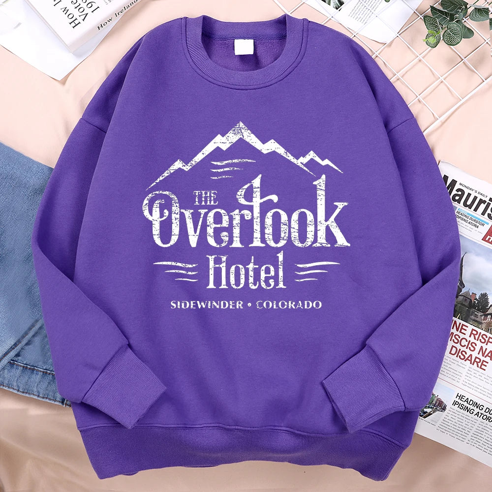 The Overlook Hotel The Shining Hoodies Man Crewneck Cartoon Sweatshirt Fleece Pullover Hoody Hip Hop Warm Fashion Hoodie Couple