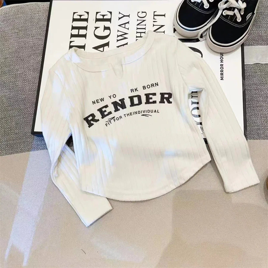 Adorable Kid Girl Knit Sweaters Multi Style Children Cute Top Casual Long Sleeves Solid Color Daily Comfortable Autumn Winter
