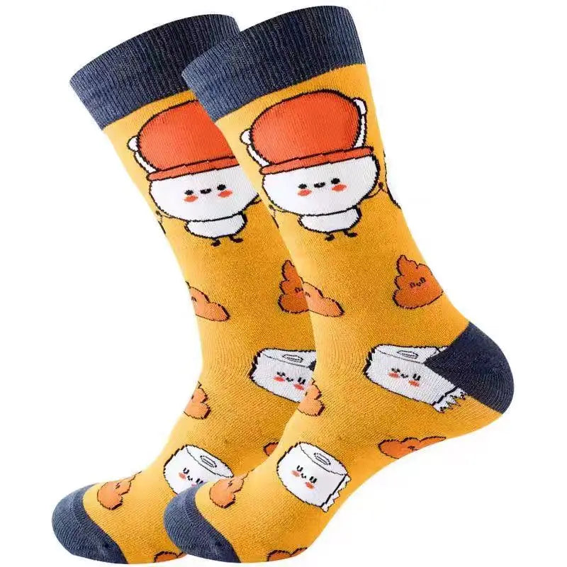 Cute Women Socks Cartoon Animal Food Fruit Socks  Kawaii Funny  Trendy Socks Happy Harajuku Casual Socks Autumn Spring Stocking