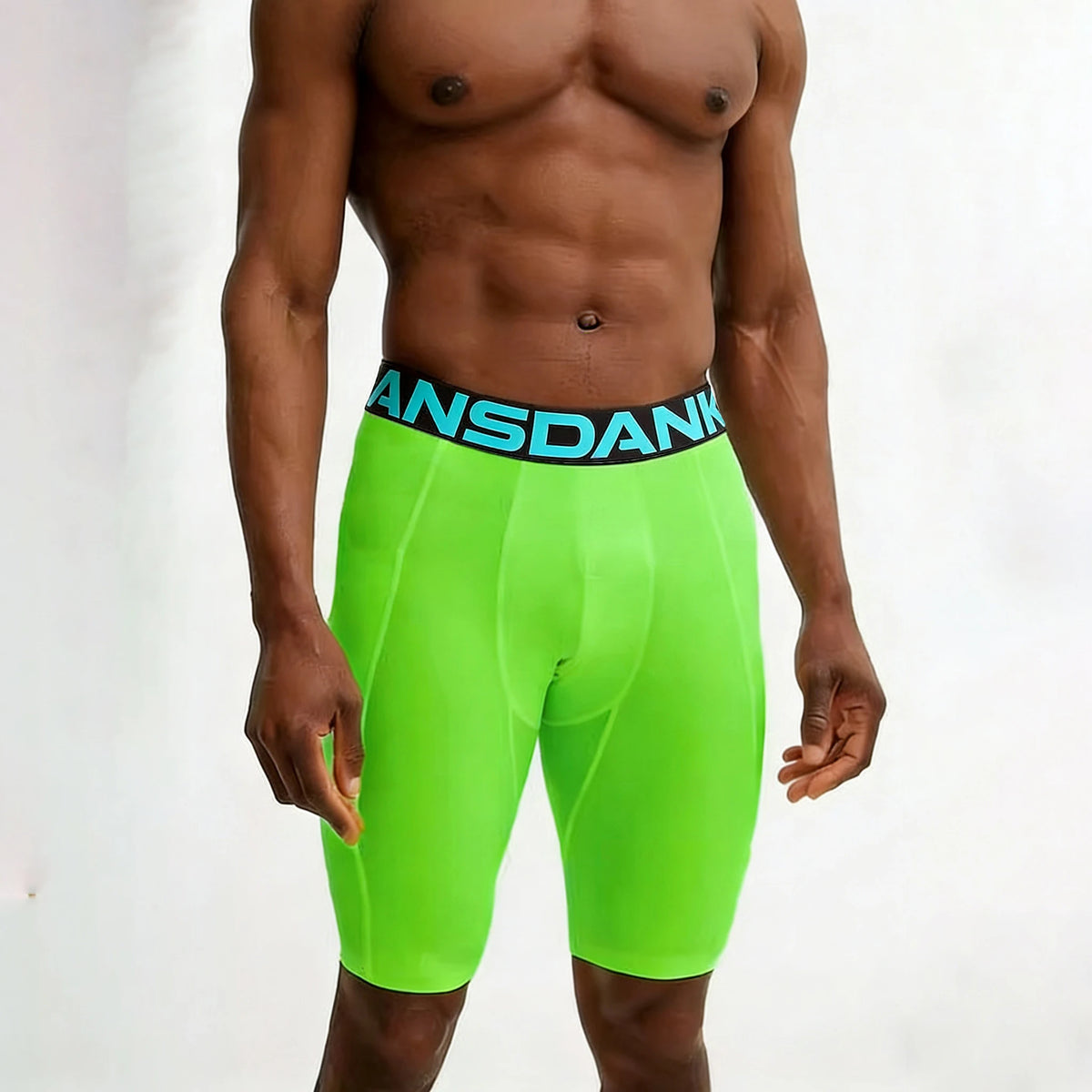 Men Running Shorts Summer Sportswear Skinny Shorts Gym Fitness Male Clothing Training Leggings Tights Sport Short Pants Men