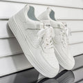 Fashionable sports shoes - skate shoes. Low-top lace-up shoes with a school style and street style, suitable for daily outdoor