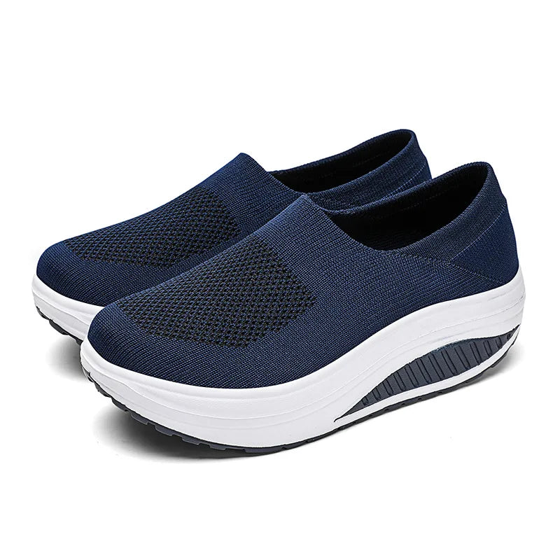 Sneakers Women Fashion Femme New Women's Vulcanized Shoes Sneakers Thick Bottom Slip on Female Women Shoe Plus Size