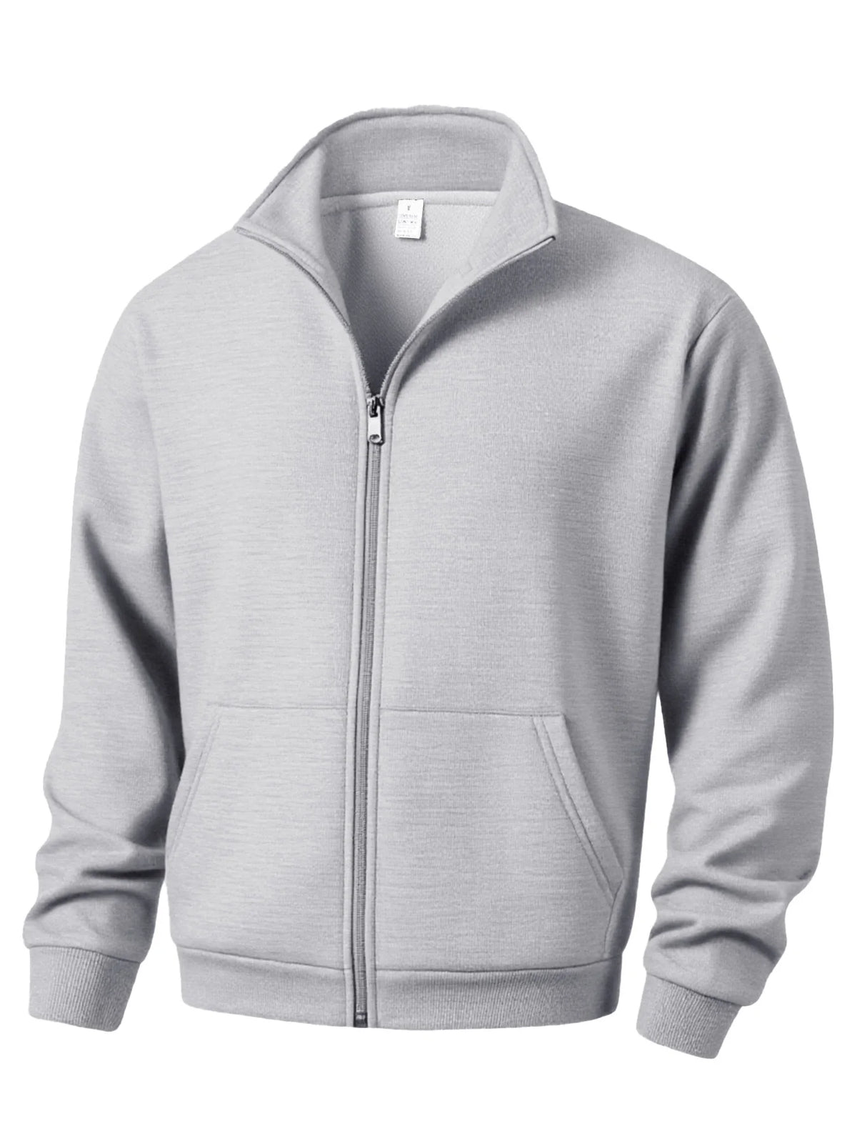 Autumn Men Sweatshirts Long Sleeve Jacket Zip Up Closure Jacket Male Outdoor Sports Slim Fit Windproof Coat Male Clothing
