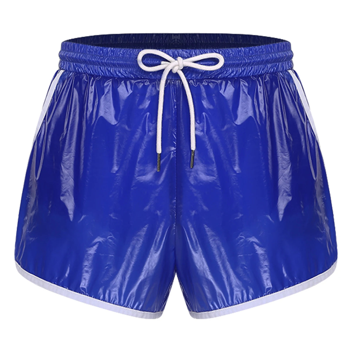 Swimwear Mens Waterpoof Shorts Swim Trunks Swimsuit Drawstring Seams Shorts with Pockets Swimming Bathing Suit Beachwear