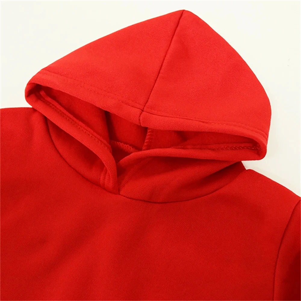 Boy Girls Clothing Hoodie Tops Suitable Age 3-12 Children's Sweatshirt Fashion Pink Black White Red Yellow Spring Autumn Coat