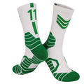 Professional Star Basketball Socks Adults Kids Number 23 Elite Towel Bottom Sports Socks Non-slip Breathable Durable Socks