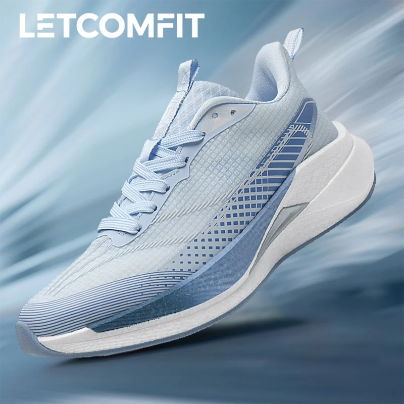 Men's Sports Shoes Full Palm Carbon Plate Road Running Shoes Men's and Women Marathon Shock-absorbing Athletics Training Shoes