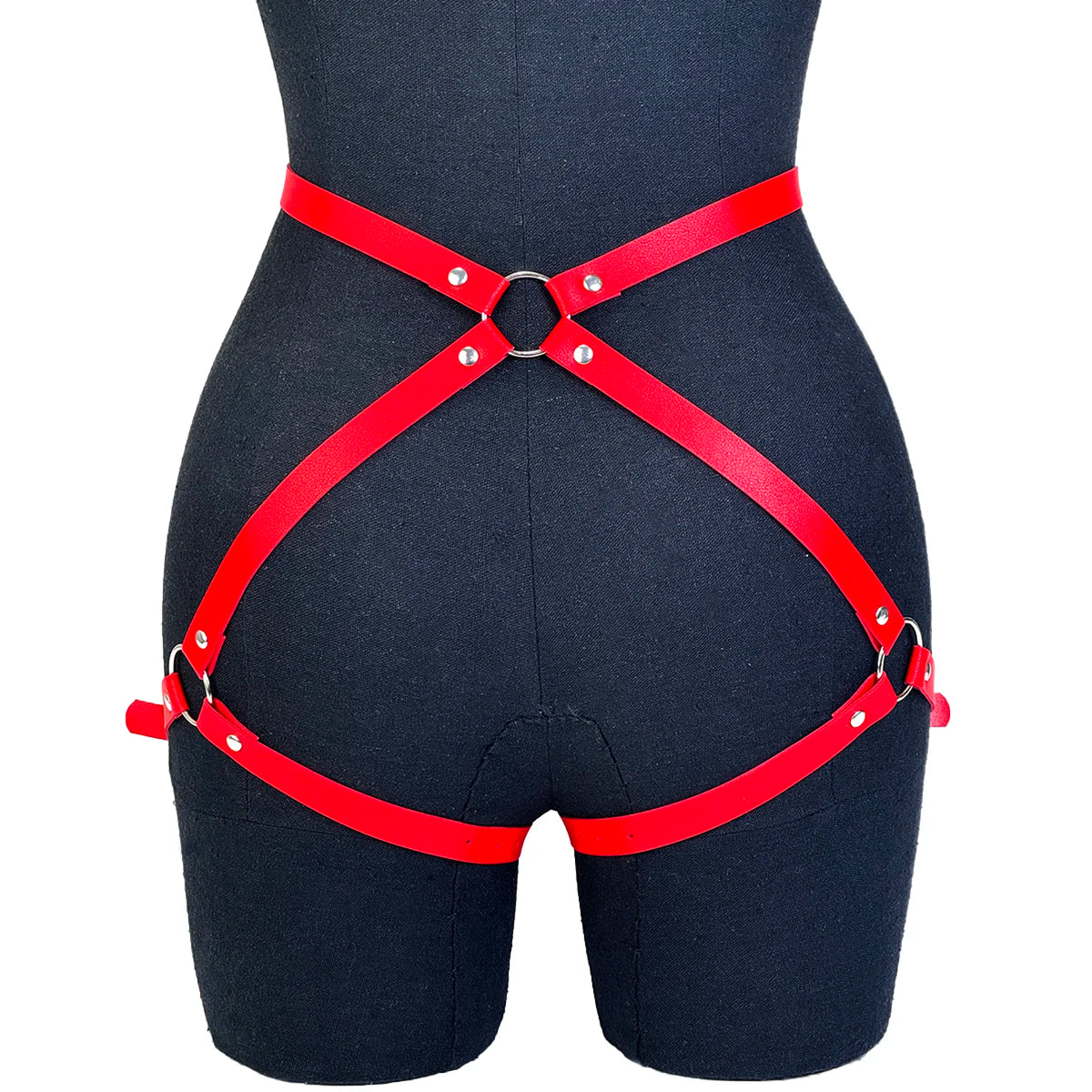 Women Fashion Belt Female Street Style PU Leg Harness Belt Thigh Garter Gothic Casual Body Decoration Belts Clothing Accessories