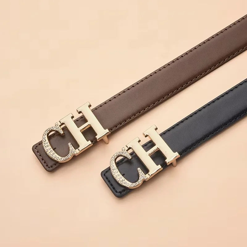 Women's Automatic Buckle Belt Simple And Fashionable Women's Casual Pants Dress Belt Retro Trendy Women's Holiday Gifts