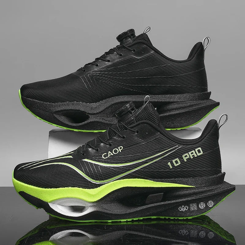 Running Shoes Men Sports Carbon Board Speciality Marathon Breathable Lightweight Women Comfortable Athletic Nonskid Sneakers