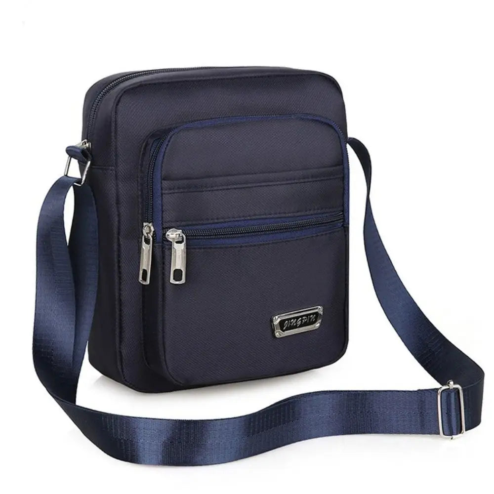 Men Crossbody Bags Male Nylon Shoulder Bags Boy Messenger Bags Man Handbags for Travel Casual Large Satchel Grey