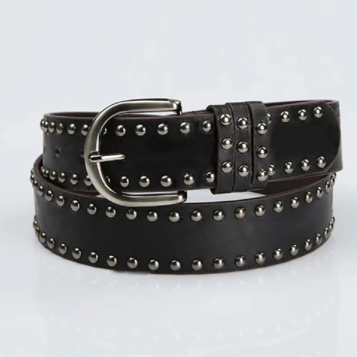Women's Belt, Fashionable Streetwear Belt with Rivet Design, Perfect for Daily Outings and Shopping