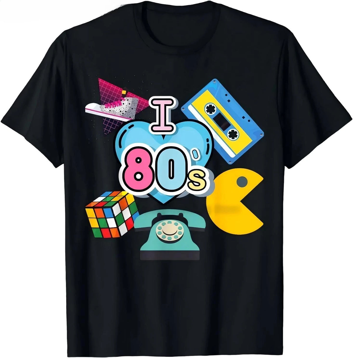I Love The 80s T Shirts for Boys Party Funny Vintage Brithday T Shirt Best Gift Children Tops & Tees Pure Cotton Casual Tshirts
