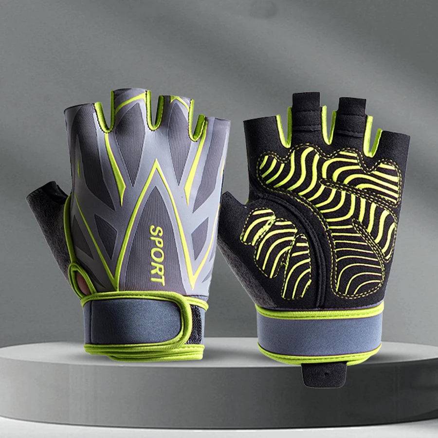 Fitness gloves for women, equipment training, horizontal bar wrist protection, anti slip exercise, anti cocoon, anti slip silico