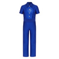 Kids Boys Ballroom Jersey Ballet Latin Jazz Dance Jumpsuit Sequins Long Pants Bodysuit 60s 70s Disco Stage Performance Clothes