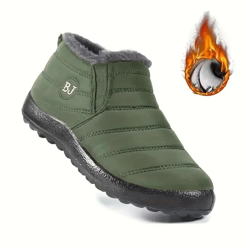 2005 New Boots Men's Snow Outdoor Men's Shoes Warm Winter Boots Mountaineering Ankle Boots Waterproof Men's Shoes Work Shoes