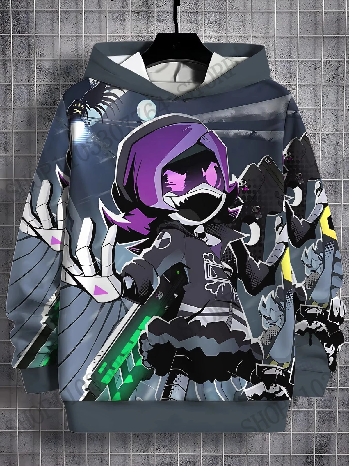 Funny Movie Murder Drones 3d Print Hoodie Men Women Fashion Anime Tracksuit Pullover Hoodie Sweatshirt Men Clothes Cartoon New