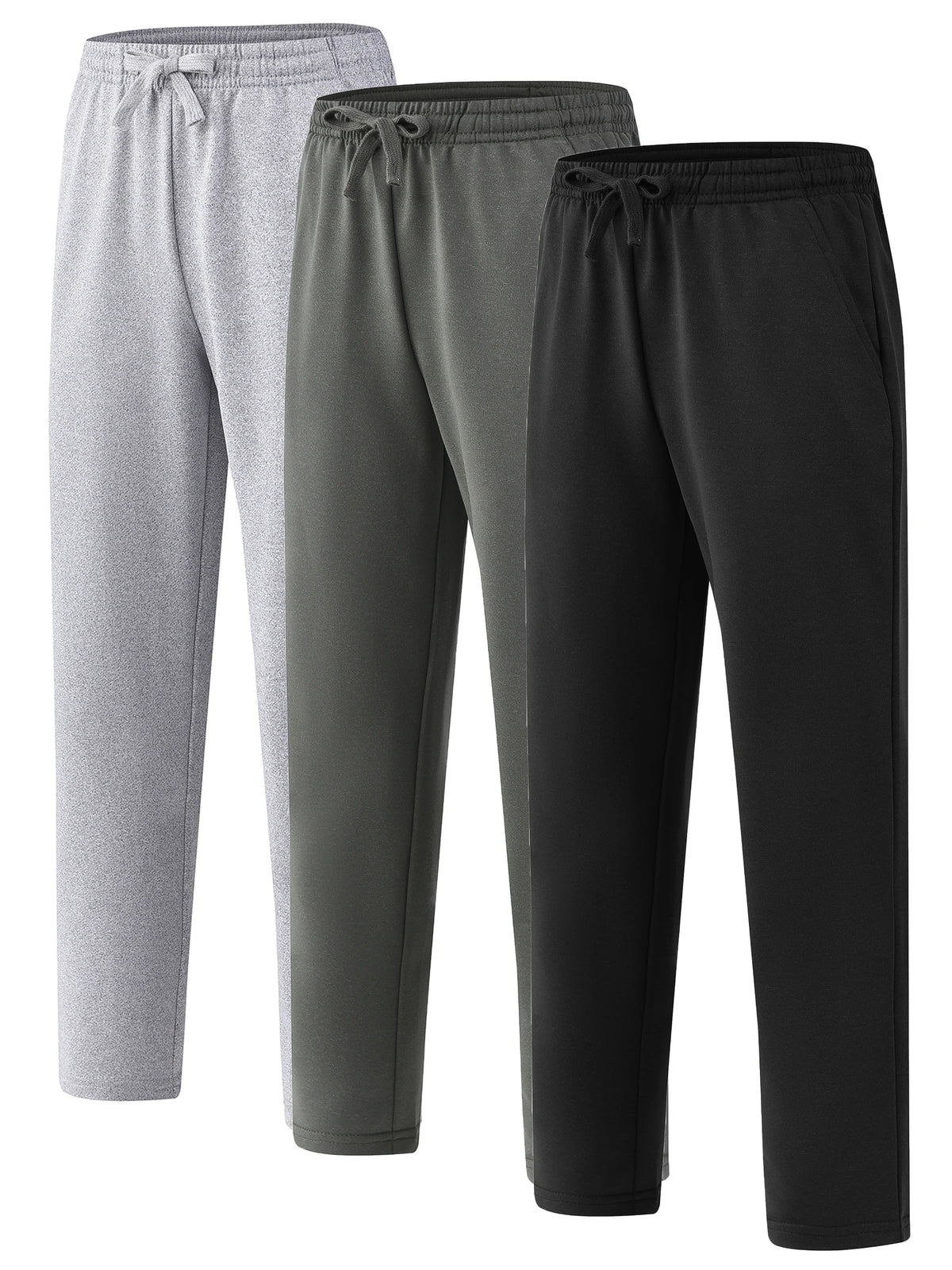 Boy's & Girls Pajamas Pants Set Kids' Athletic Jogger Pants with Drawstring and Side Pockets for Age 6-16Y