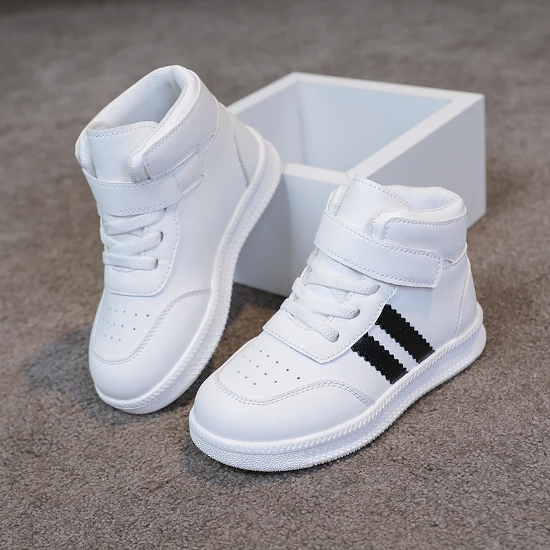 Children Casual Sports Shoes High-top Non-Slip Lightweight Comfortable Kids Sneakers Boys Girls Running Shoes Classic 2025 New