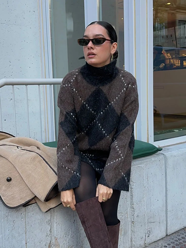 HH Women's Fashion Knitted Single Breasted Long Sleeve O-Neck Sweater+Summer Casual Elastic Waist Solid Mini Skirt Set Mujer