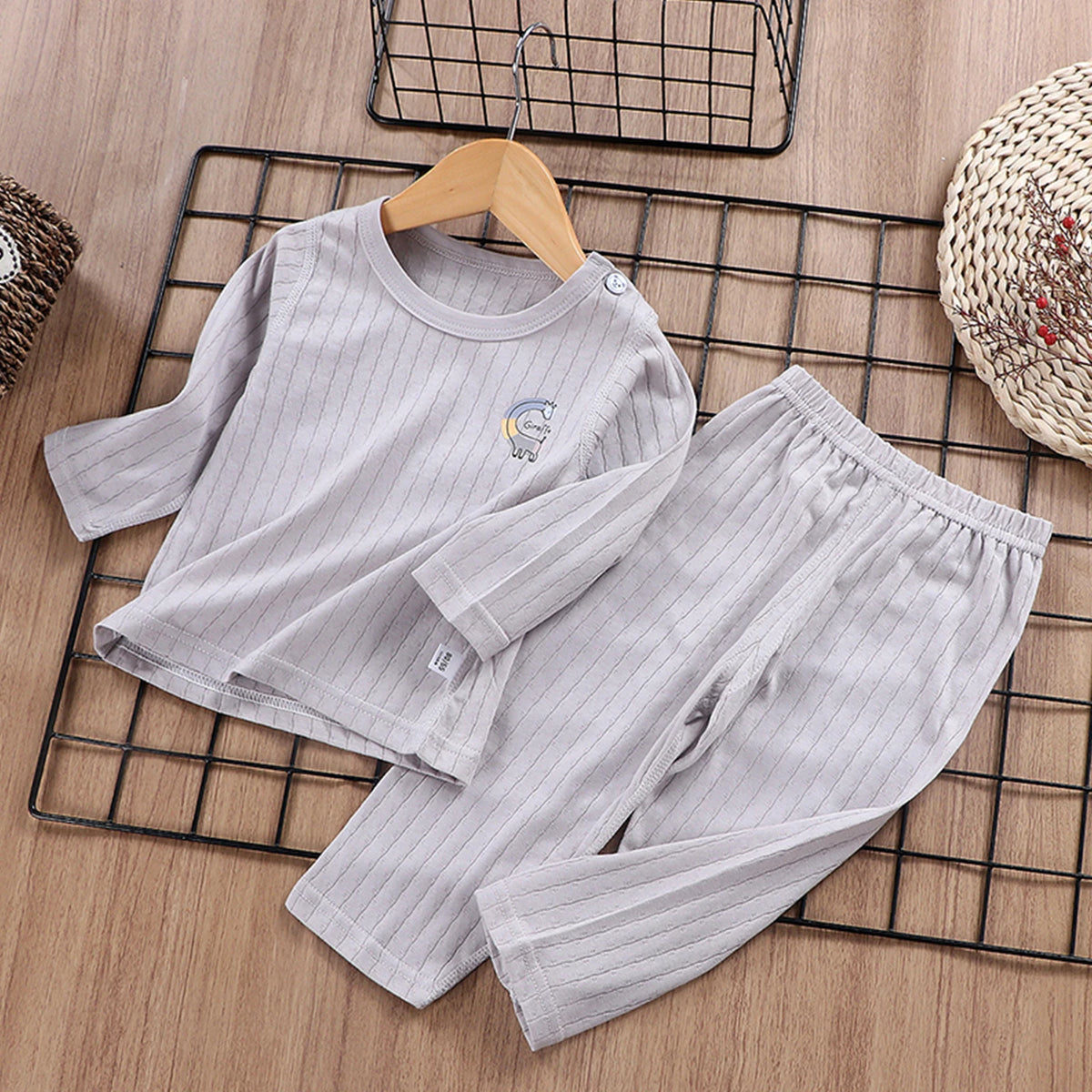 Children Pajamas Set Boys Cotton Clothes Children Pants Set Cartoon Sleepwear Set Kids Pajamas Girls Toddler Baby Outfits Pyjama