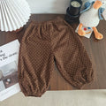 Baby Girls Pants Kids Full Printed Pant Corduroy Trousers Spring Autumn Children's Clothing Korean Style
