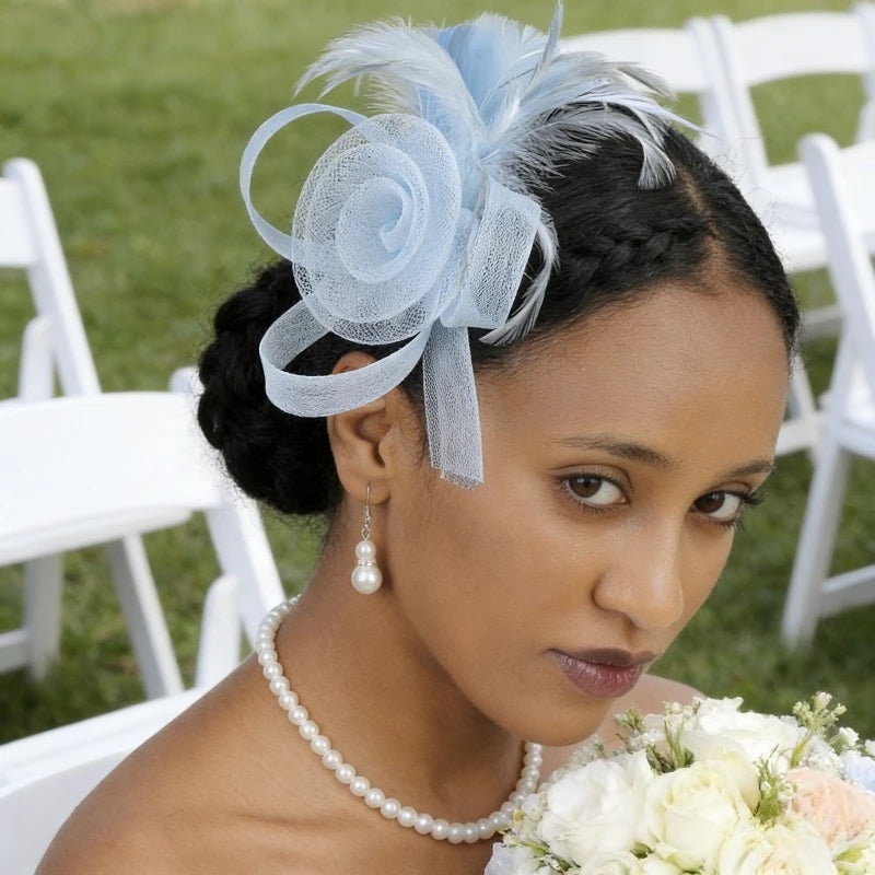 1 Pc Fascinators Hats for Women Tea Party Fascinator Hats Vintage 50s Headwear Wedding Church Derby Hat Hats Tiny Hats