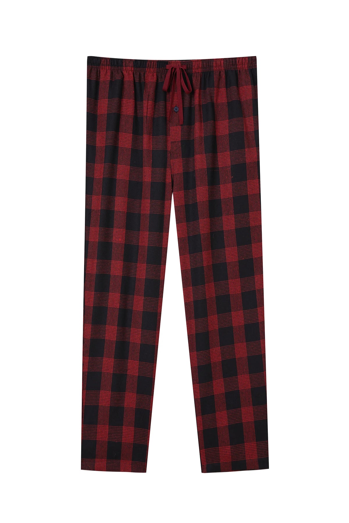 Men's Autumn/Winter Pajama Pants Flannel Plaid Casual Comfy with Pocket Stretchy Elastic Waistband Mans Pajamas Bottoms