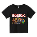 2025 Roblox kid T-shirt Boys Game Sports Cotton T-shirt Child Cartoon Short sleeve top Casual Street Harajuku Clothes