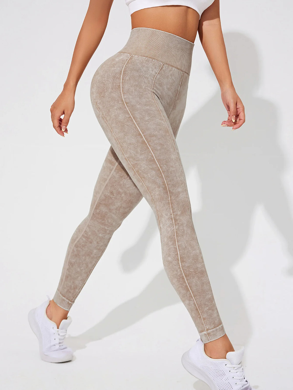 Women Vintage Leggings Gym Fitness Athletic Workout Elastic Leggins Good Elastic Yoga Pants Push Up Sports Training Tights