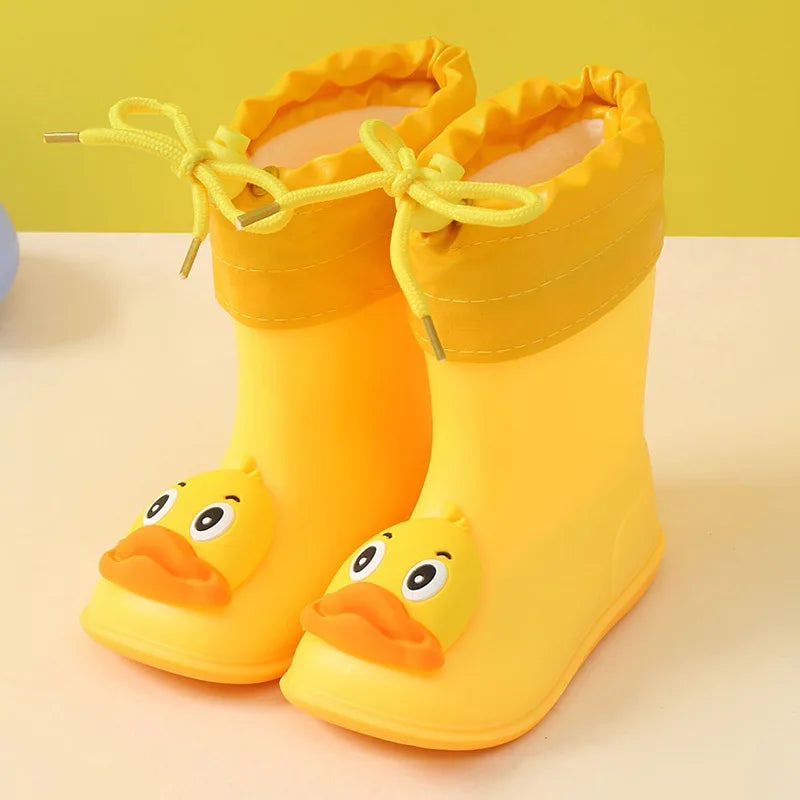 New Girl Rainboots Classic Waterproof Children Shoes Kids Rain Boots PVC Rubber Boots Kids Baby Water Shoes Boy Rain Boots kids