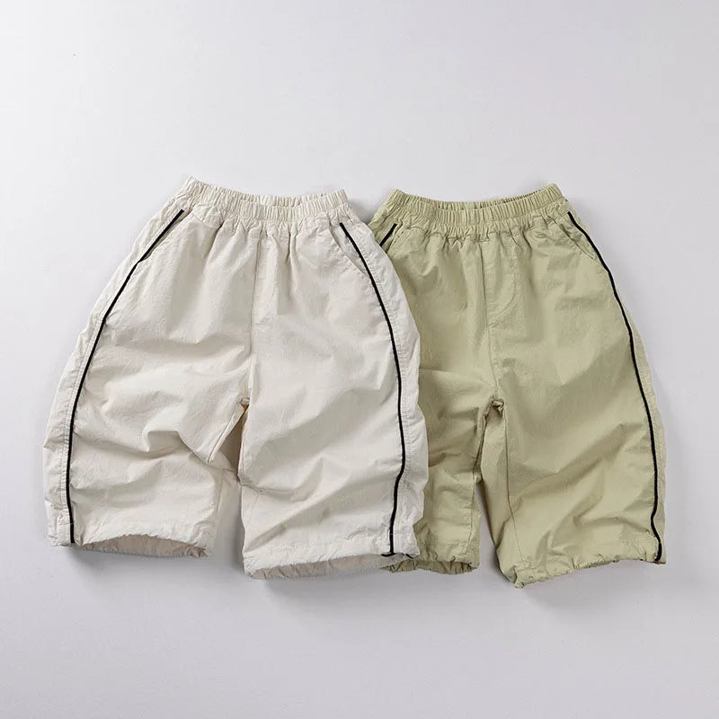 Children's Pants 2025 Summer New Boys Casual Pants Thin Cotton Baby Girls Mosquito-proof Trousers Kids Clothes