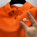 2026 Men's Reflective Polo Shirt, Color Button, Breathable, Casual, Fashionable, Business, Comfort, Summer, Shoes