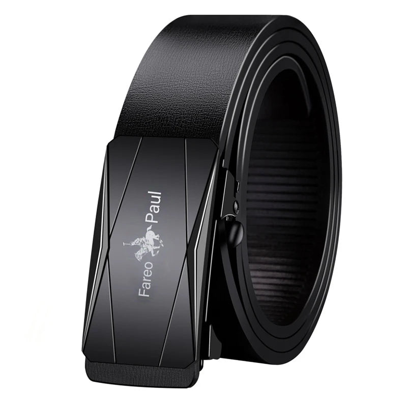 Men's Belt Fashin Belts For Men Casual Automatic Buckle Strap Bussiness PU Leather Pants Belt