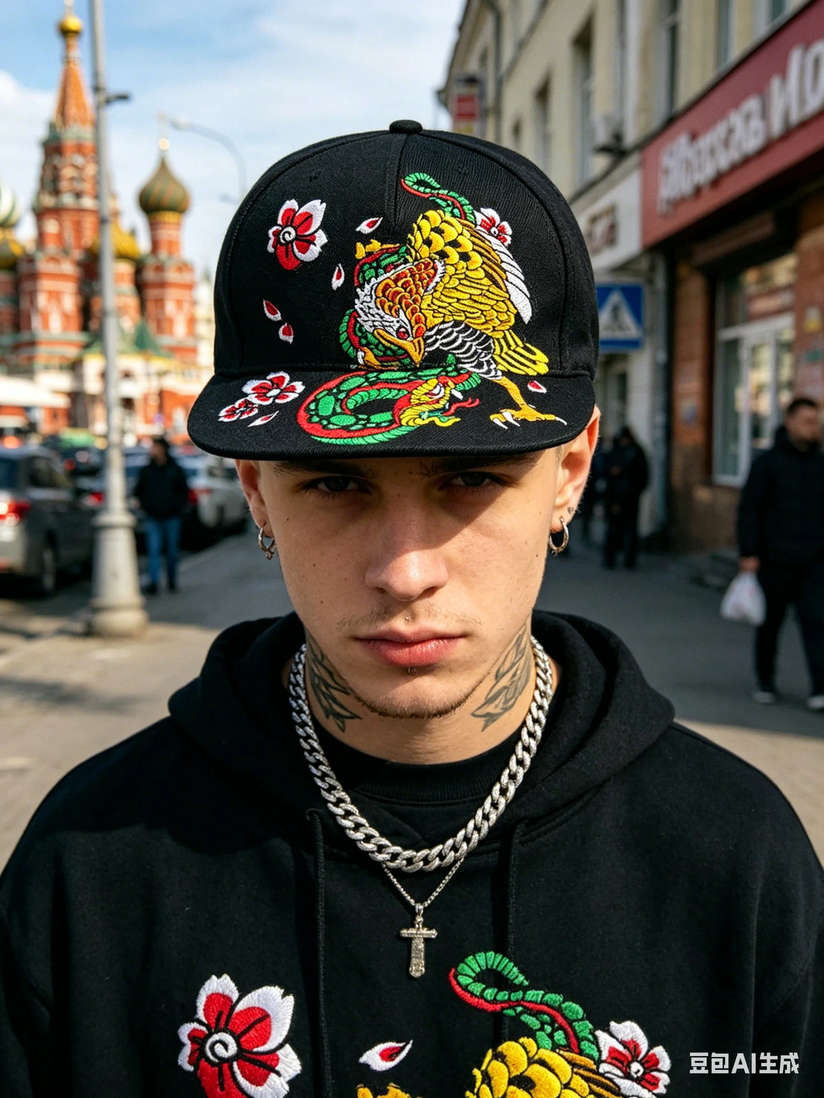 Men Baseball Cap Flat Hats  Embroidery Flat Top Hat Men Women Outdoor Leisure Hip Hop High Street Big Head Plus Size