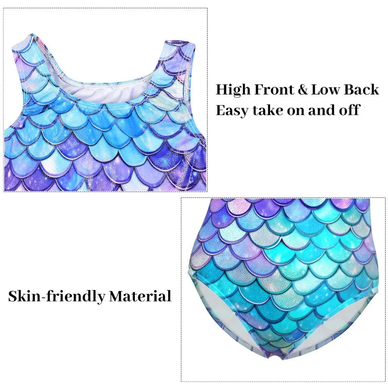 Girls Gymnastics Ballet Leotards Toddler Colorful SleevelessTank Dance Leotard Kids Dancewear Activewear