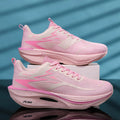 Marathon Men/ women Sports Running Shoes Women's Athletic Lightweight Comfortable Nonskid Carbon Board Air Cushion Breathable Sneakers