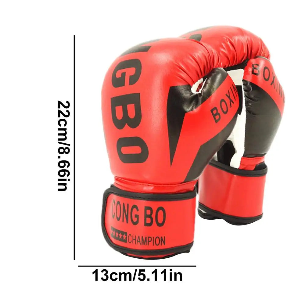 1 Pair Kids Boxing Gloves Children Punching Training Gloves Workout Fighting Exercise Mitts Wrestling Training Fitness Gloves