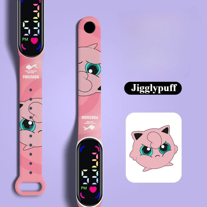 In Stock Kids LED Watch Touch Control Digital Watch Silicone Strap Waterproof Sport Wristwatch for Boys Girls Children Gift
