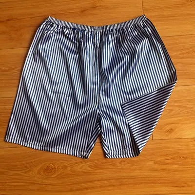 Men's Pajamas Pant Silk Short Summer Household Pants Can Wear Outside Comfort Beach Sleeping Bottom Clothing Underwear