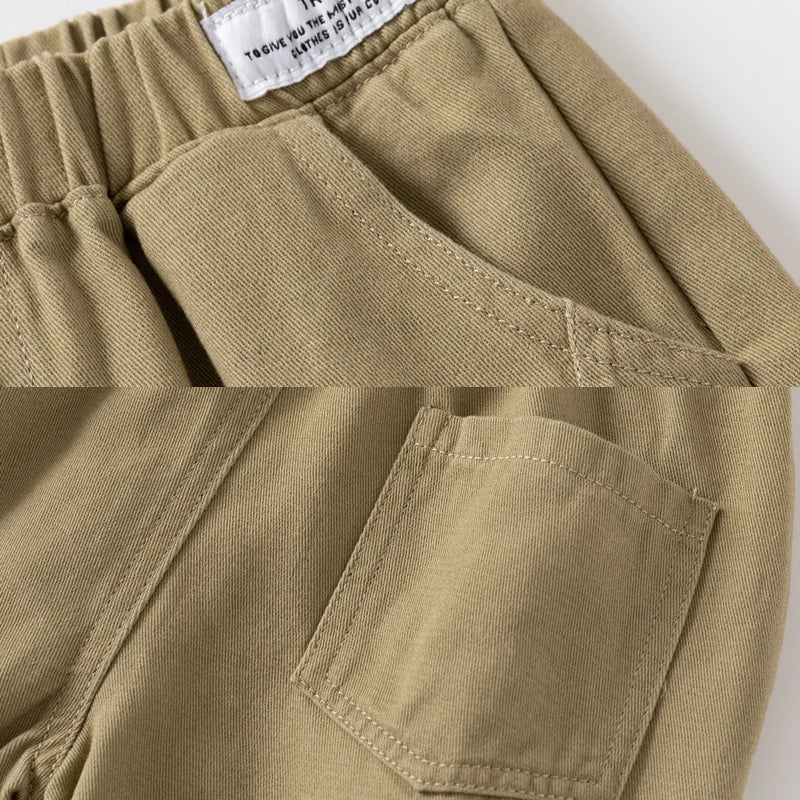 Boys Pants Spring Autumn Kids Trousers Cotton Children's Clothing Toddler Boy Pants for 1 to 2 3 4 5 6 7 8 Years Boutique Pants
