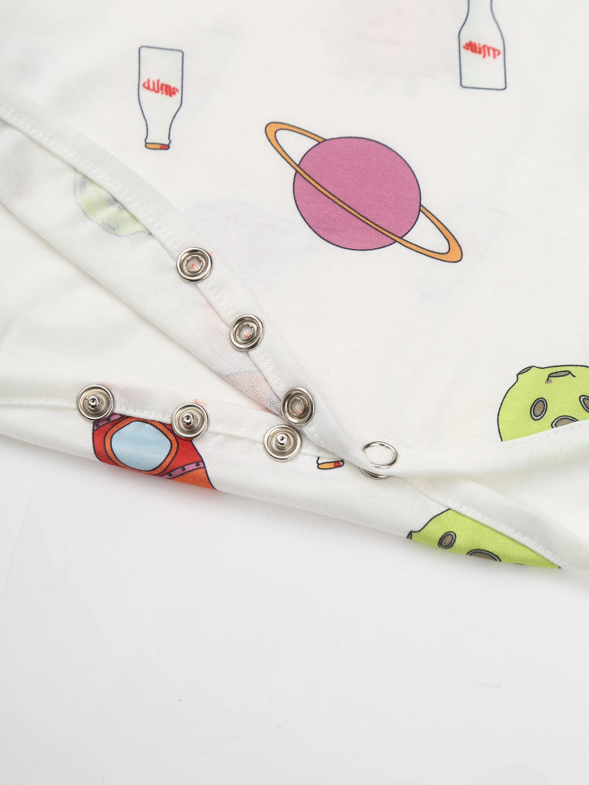 Mens Pajamas Bodysuit Sleepwear Cute Cartoon Print Short Sleeve Leotard Buttoned Crotch Diaper Rompers Pajama Swim Bathing Suit