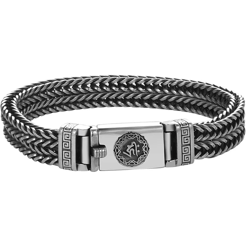 Hand-woven Men's Bracelet Fashion Trend Personality Chinese Style Retro Creative Fashion Jewelry