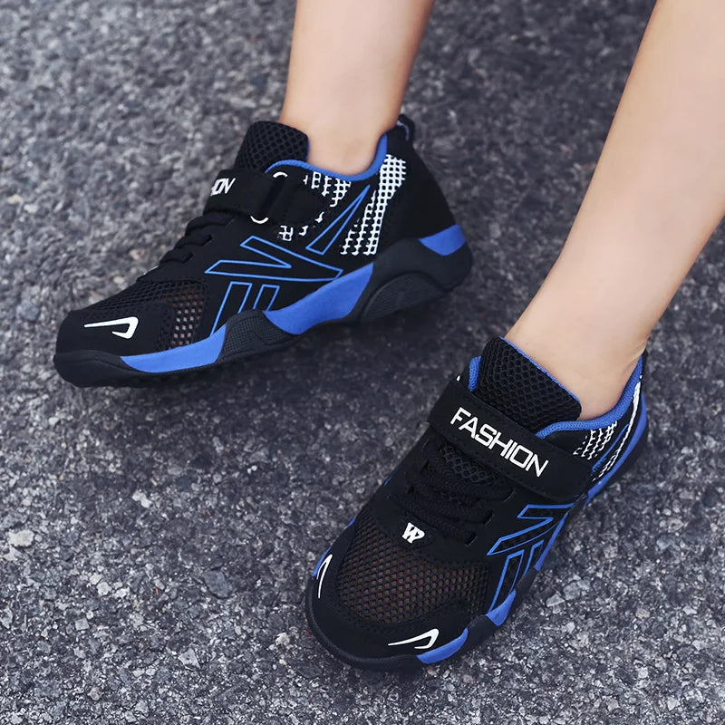 Summer Kids Fashion Sneakers for Boys Mesh Breathable Sports Running Shoes Lightweight Children School Walking Footwear Tennis